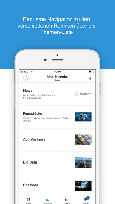 mobilbranche.de News zu Mobile Screenshot