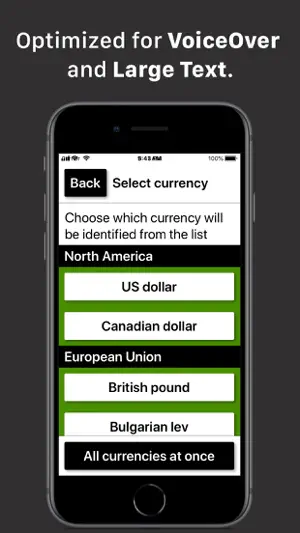 Cash Reader for the Blind screenshot 3