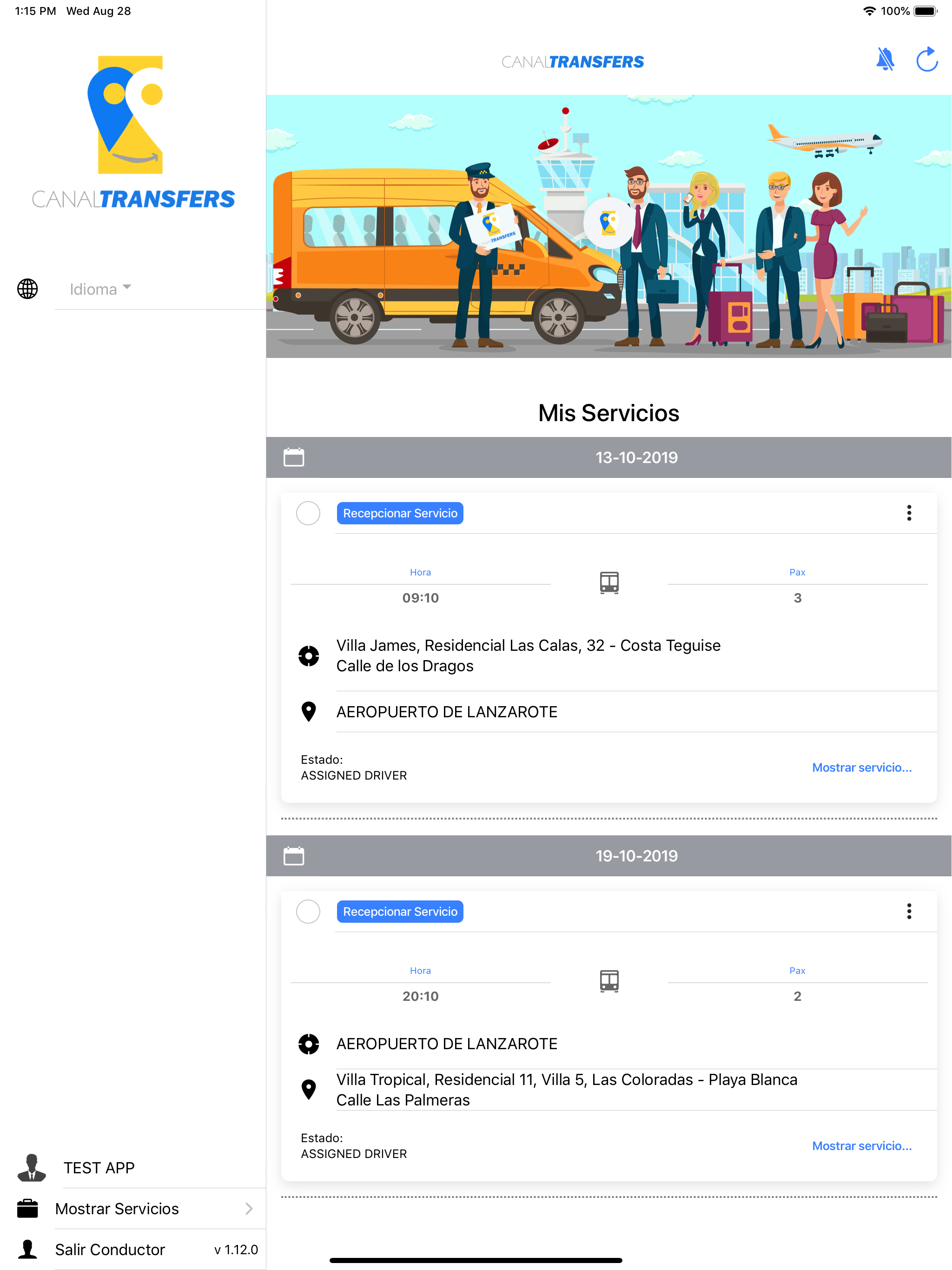 Canaltransfers