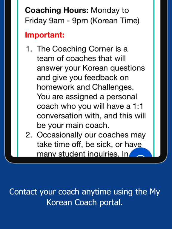 90 Day Korean iPad screenshot 4 - Education app