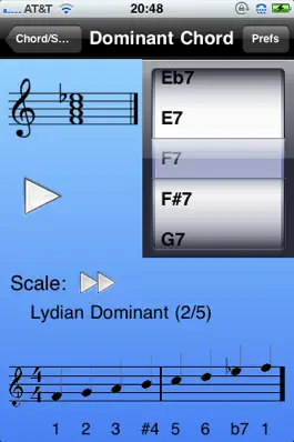 Game screenshot iImprov-Chord/Scale Compendium apk