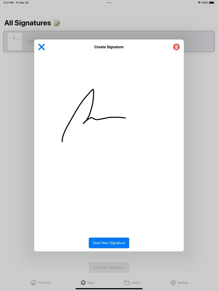 Sign documents e signature app