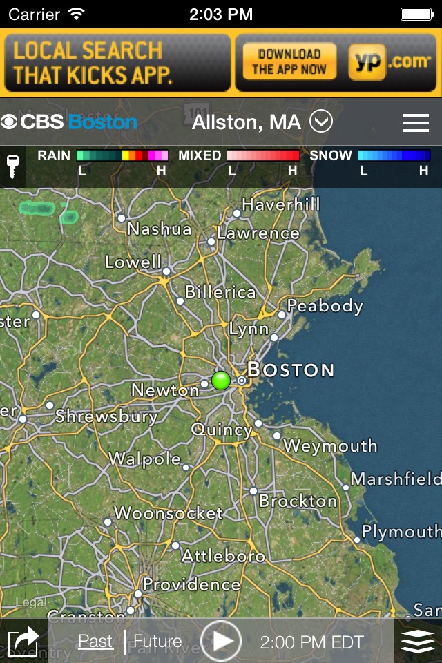 CBS Boston Weather screenshot 2