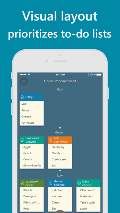 Screenshot #2 pour Orderly - Simple to-do lists