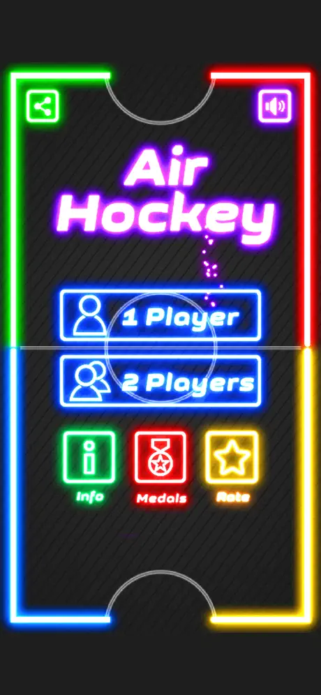 Hockey Glow: 2 Players