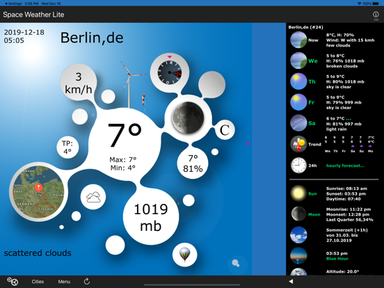 Screenshot #4 pour Space Weather Lite