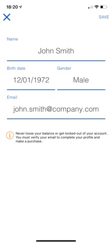 App screenshot