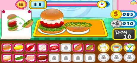 Burger shop fast food