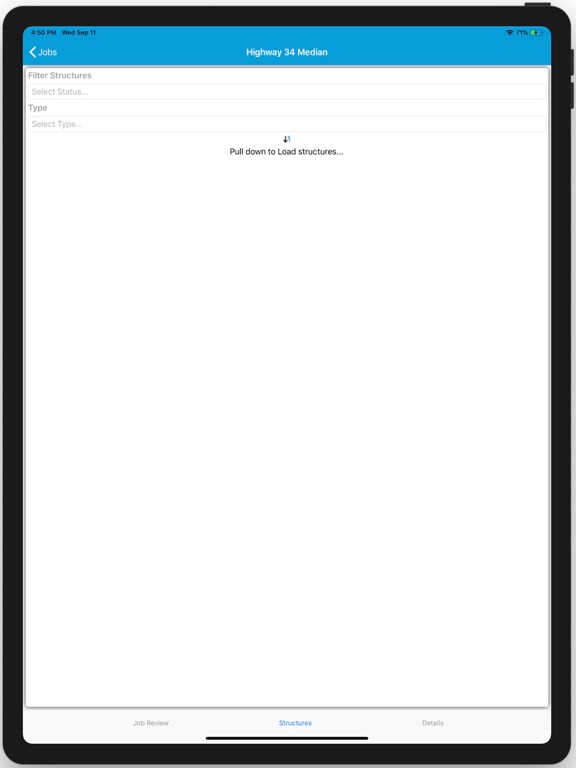 Contractor Hub App iPad screenshot 5 - Business app