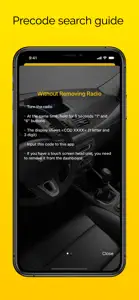 Radio Code for Renault Stereo screenshot #3 for iPhone