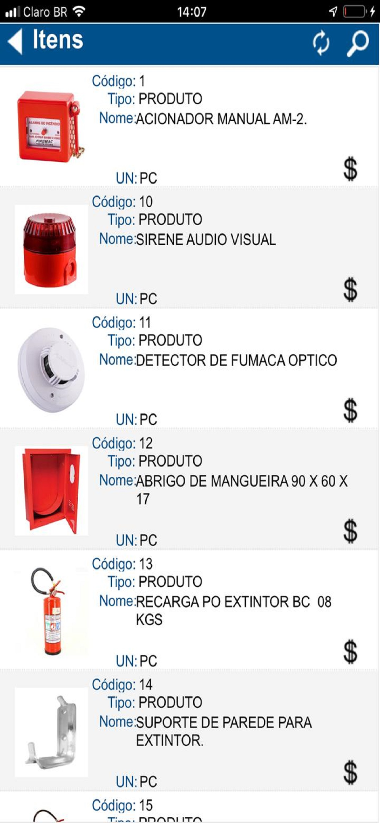 CAD Vendas