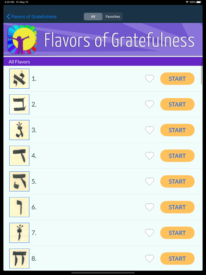 Shefa Flavors of Gratefulness