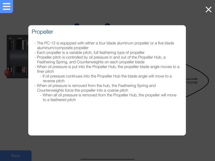 Pilatus PC-12 NG Training Aid