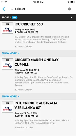 SKY TV GUIDE screenshot 4