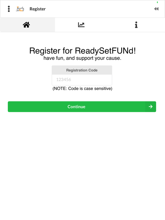 ReadySetFUNd iPad screenshot 1 - Business app