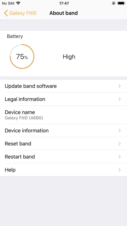 Samsung Galaxy Fit (Gear Fit) screenshot-9