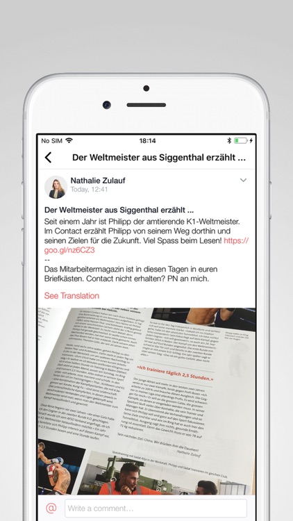 OurSpace – Team Communication