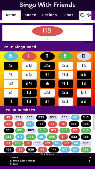 Screenshot #3 pour Multiplayer Bingo With Friends