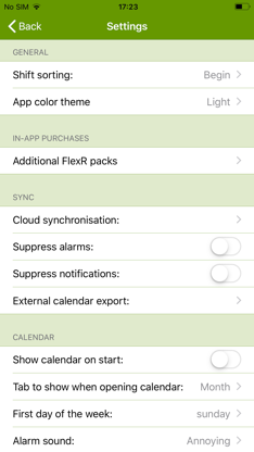 FlexR (Shift planner) screenshot 3