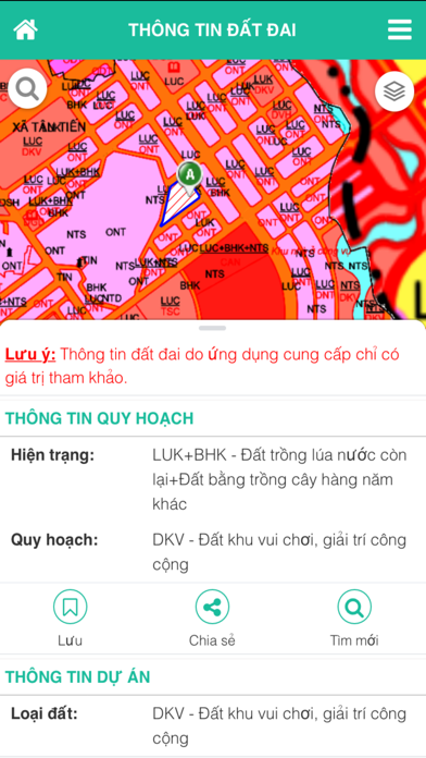 Bản đồ dùng chung Bắc Giang screenshot 2