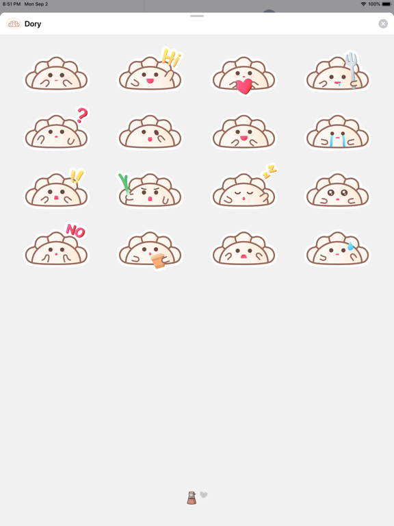 Screenshot #6 pour Dory - Dumpling Stickers