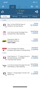 Live Sport TV Listing Guide screenshot #1 for iPhone