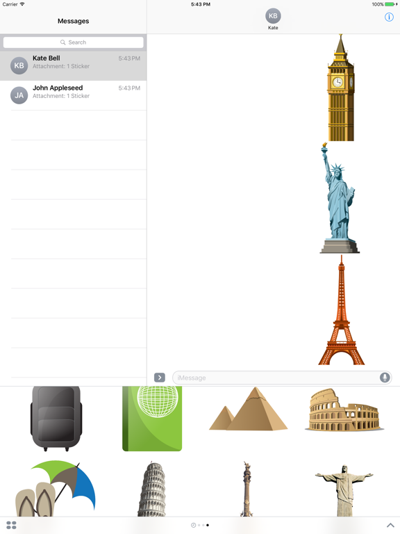 Screenshot #4 pour Travel Stickers