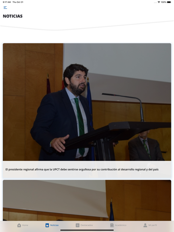 Screenshot #6 pour UPCT Politécnica de Cartagena