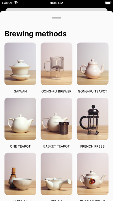 The Great Tea App Screenshot