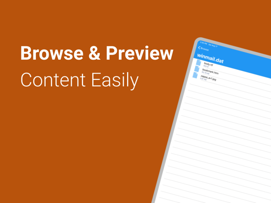 Screenshot #5 pour Winmail File Viewer