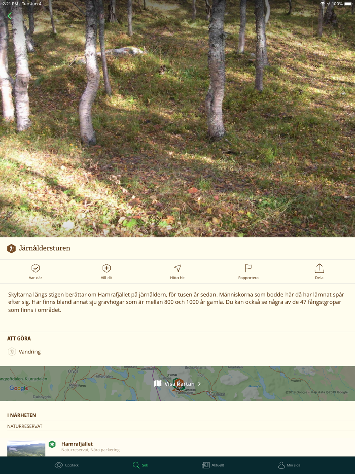 Jämtlands Naturkarta