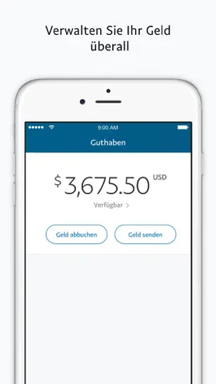 Screenshot von PayPal Für Geschäftskunden auf dem iPhone 4