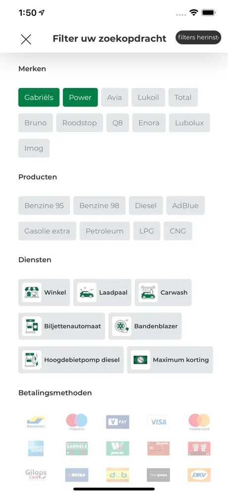 Gabriëls Stations Finder