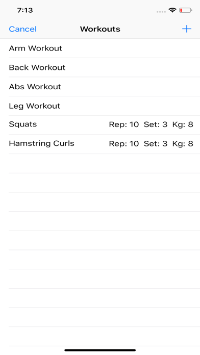 Gym Diary screenshot 3