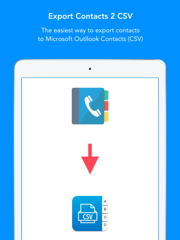 Screenshot #4 pour Contacts to Outlook CSV file