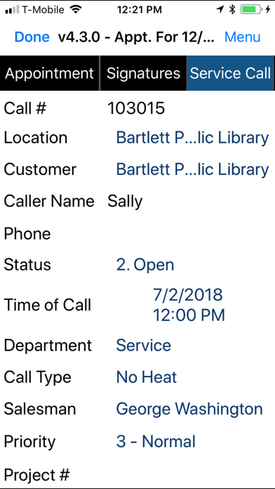 Job Cost Inc Field App Screenshot