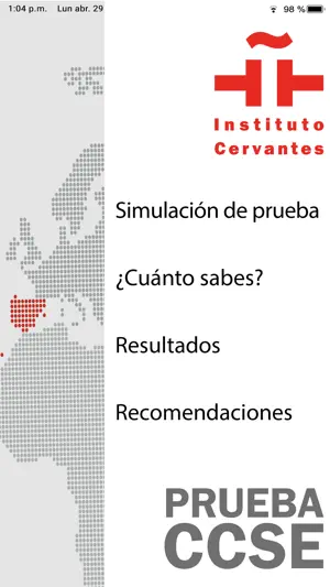 CCSE Nacionalidad Española. screenshot 1