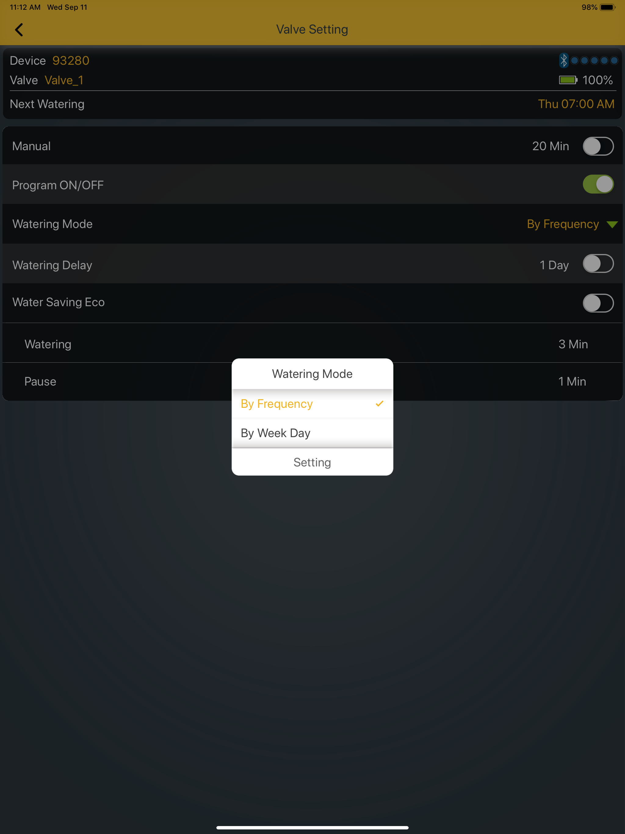 Melnor BT screenshot 7