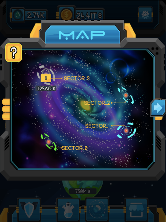 IdleX: Galaxy Wanderer iPad screenshot 5 - Games app