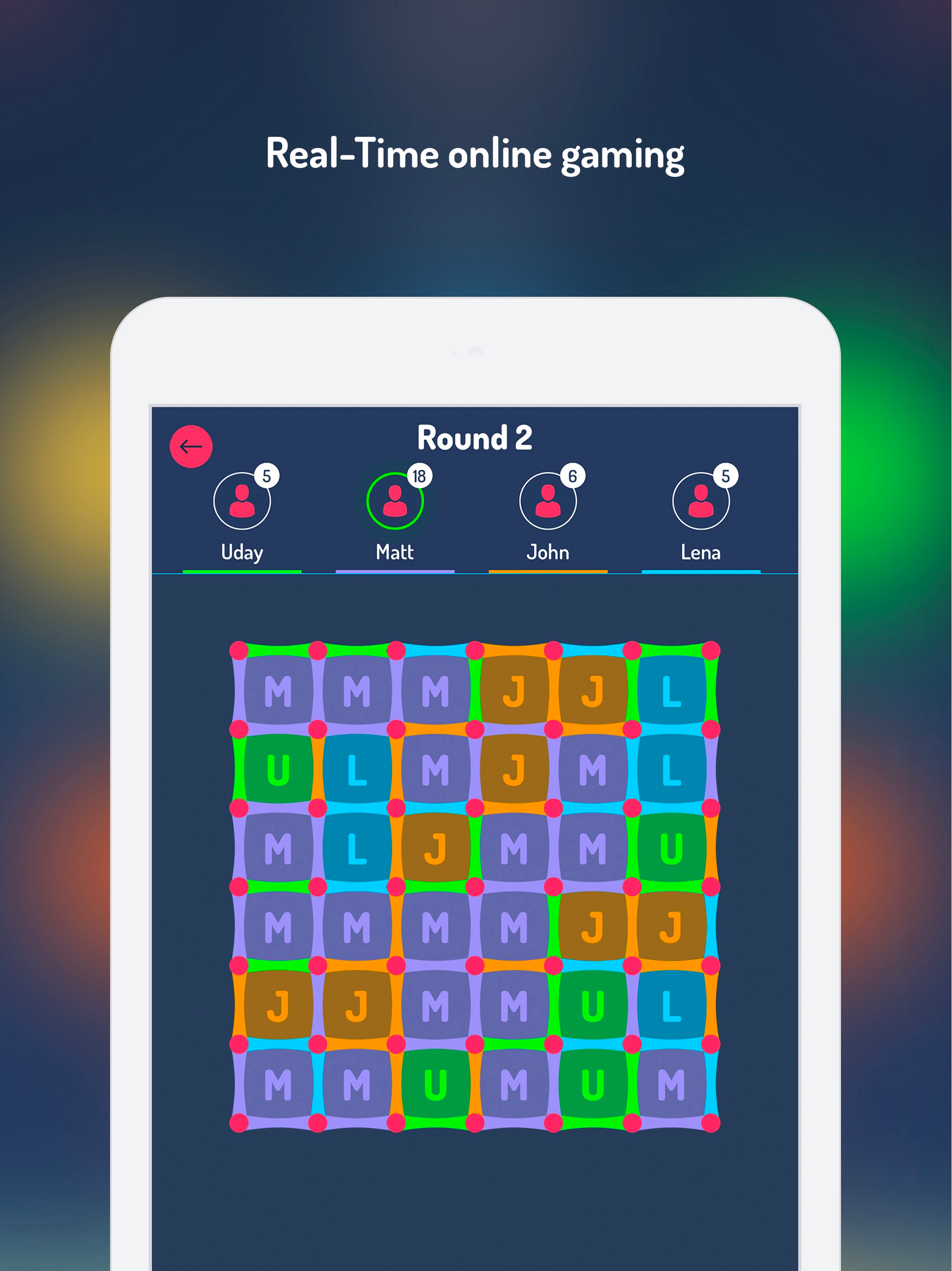 Dots & Boxes -Retro board game