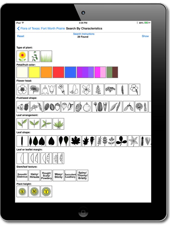 Flora of Texas: FW Prairie iPad screenshot 4 - Education app