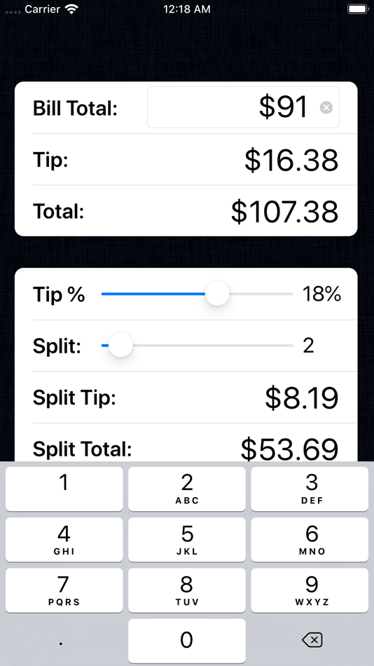 Tip Calculator % Gold - 3.5.7 - (iOS)