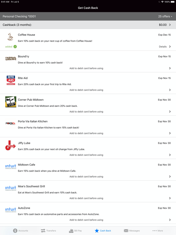 The Marion National Bank iPad screenshot 7 - Finance app