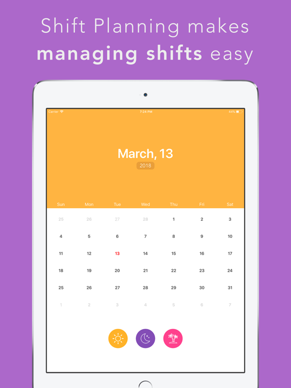 Screenshot #4 pour Shift planning - Work calendar