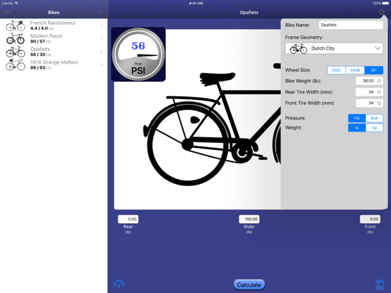 Screenshot #5 pour Bicycle Tire Pressure