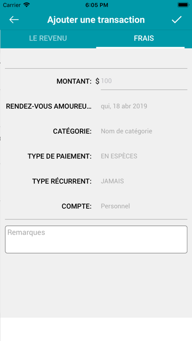 Screenshot #2 pour GSW Gestionnaire de dépenses