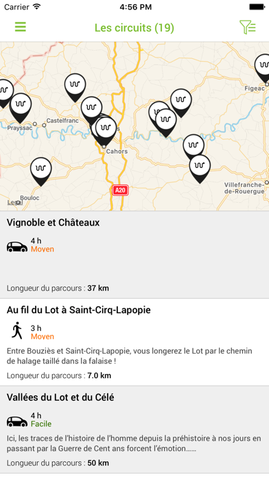 Screenshot #3 pour Circuits Lot et Dordogne