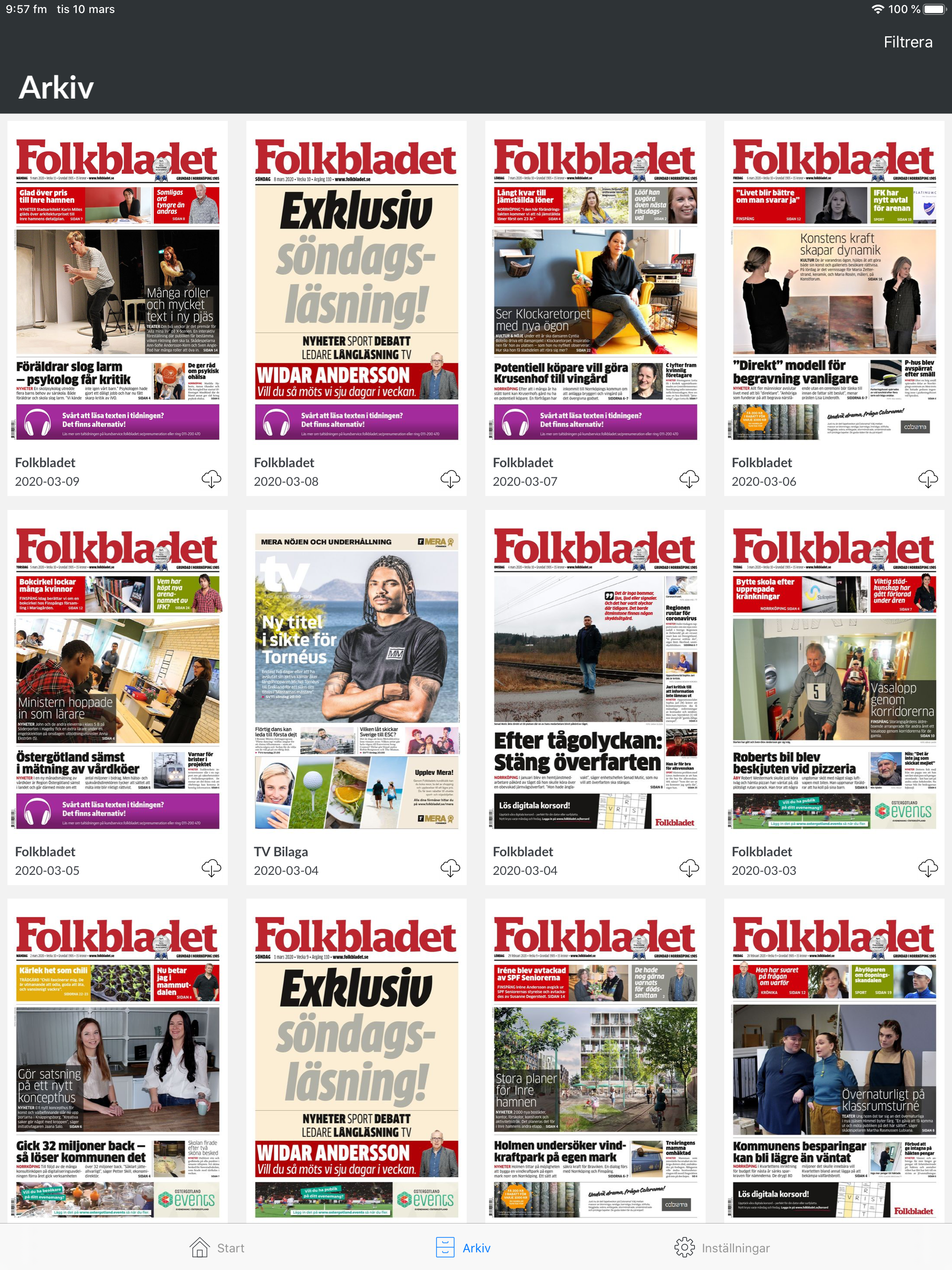 E-tidning Folkbladet
