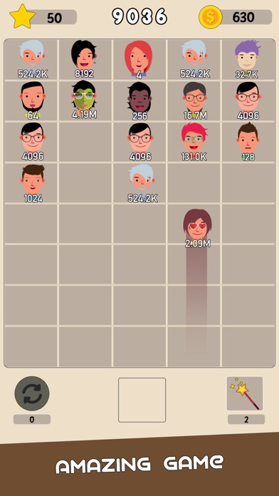 Toon Merge Classic 2048 screenshot 4