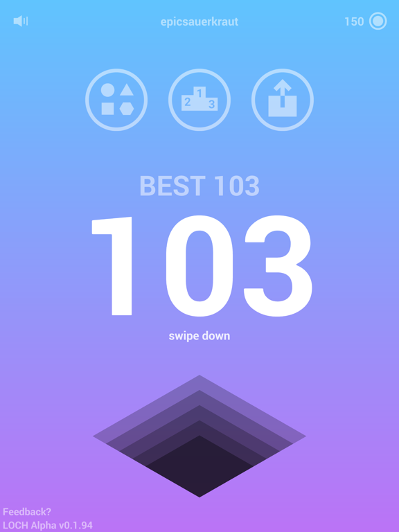 LOCH - the hard shape game iPad screenshot
